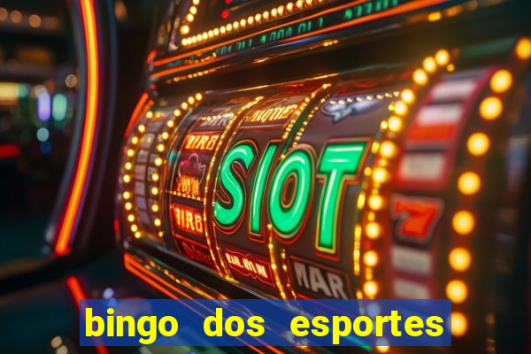 bingo dos esportes para imprimir